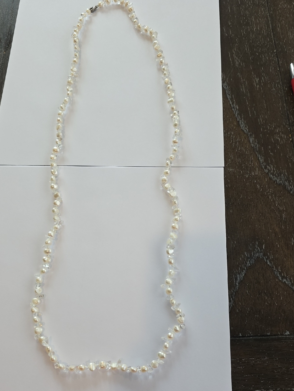 Elegant White Pearl Beaded Necklace - Classic Women's Jewelry